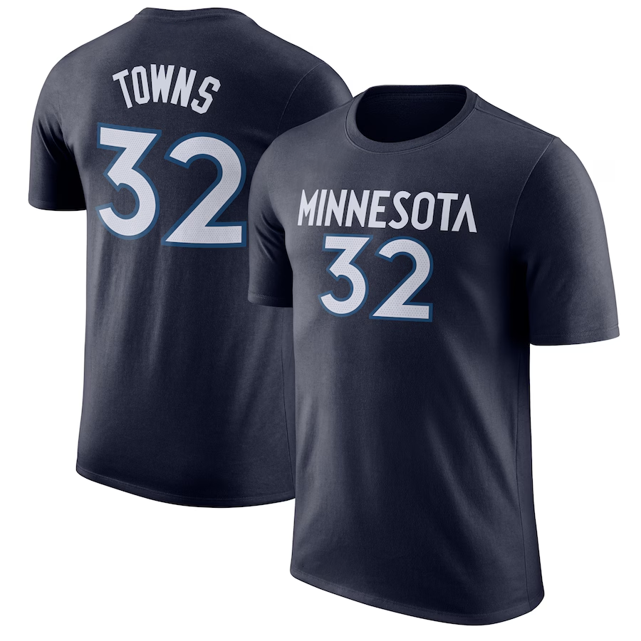 2024 NBA Minnesota Timberwolves 32 Towns Tshirts